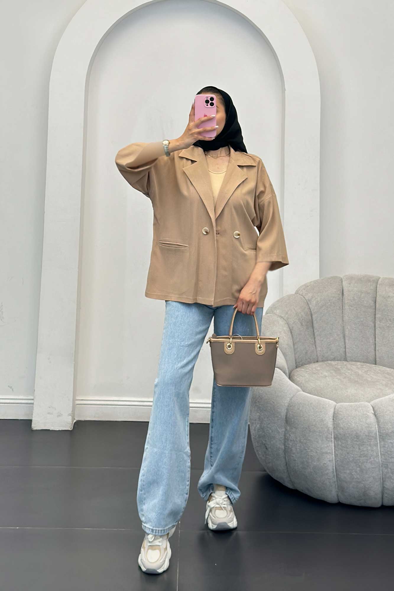 کت تک جگوار آستین سه رب نارون