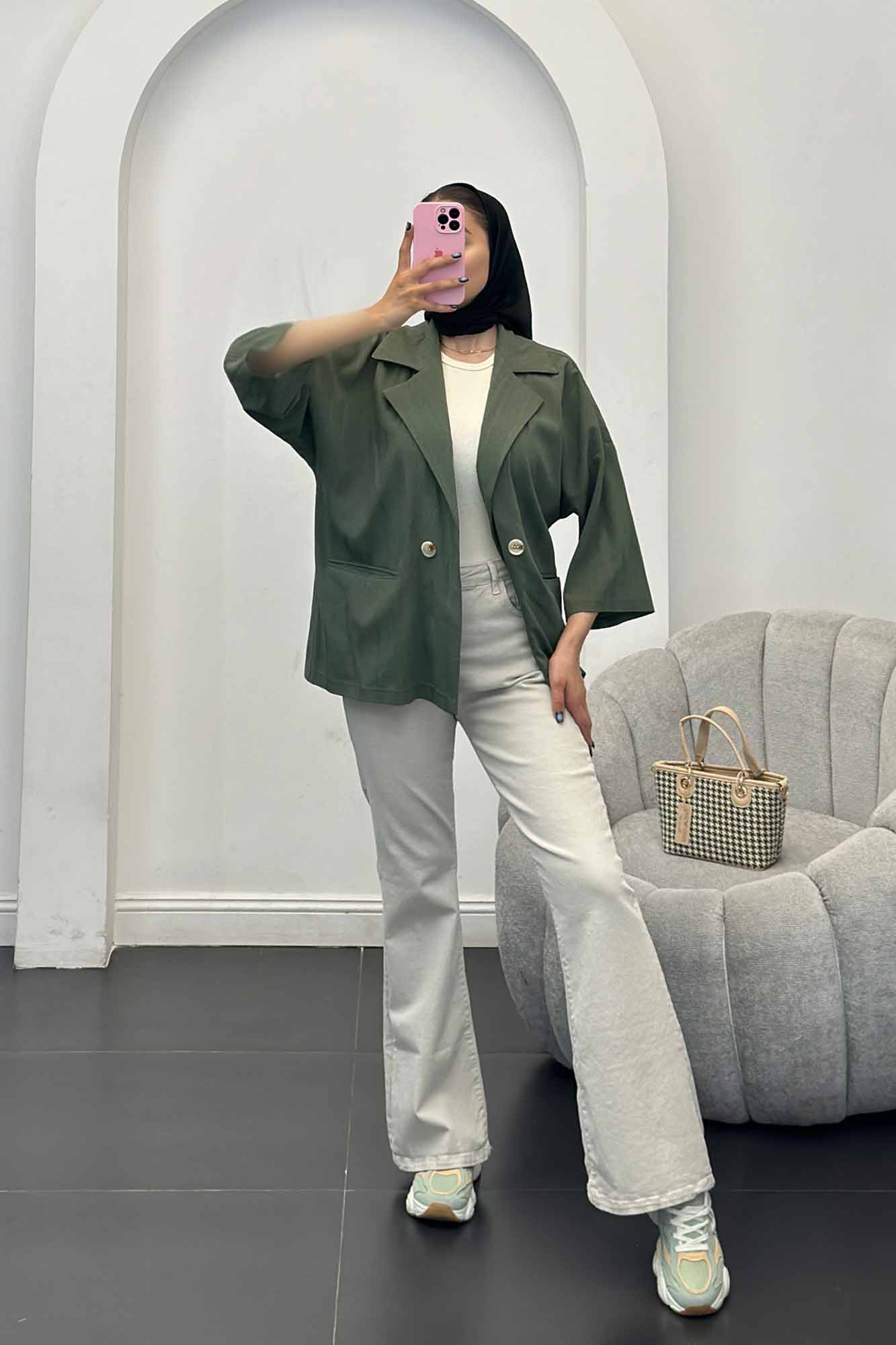 کت تک جگوار آستین سه رب نارون