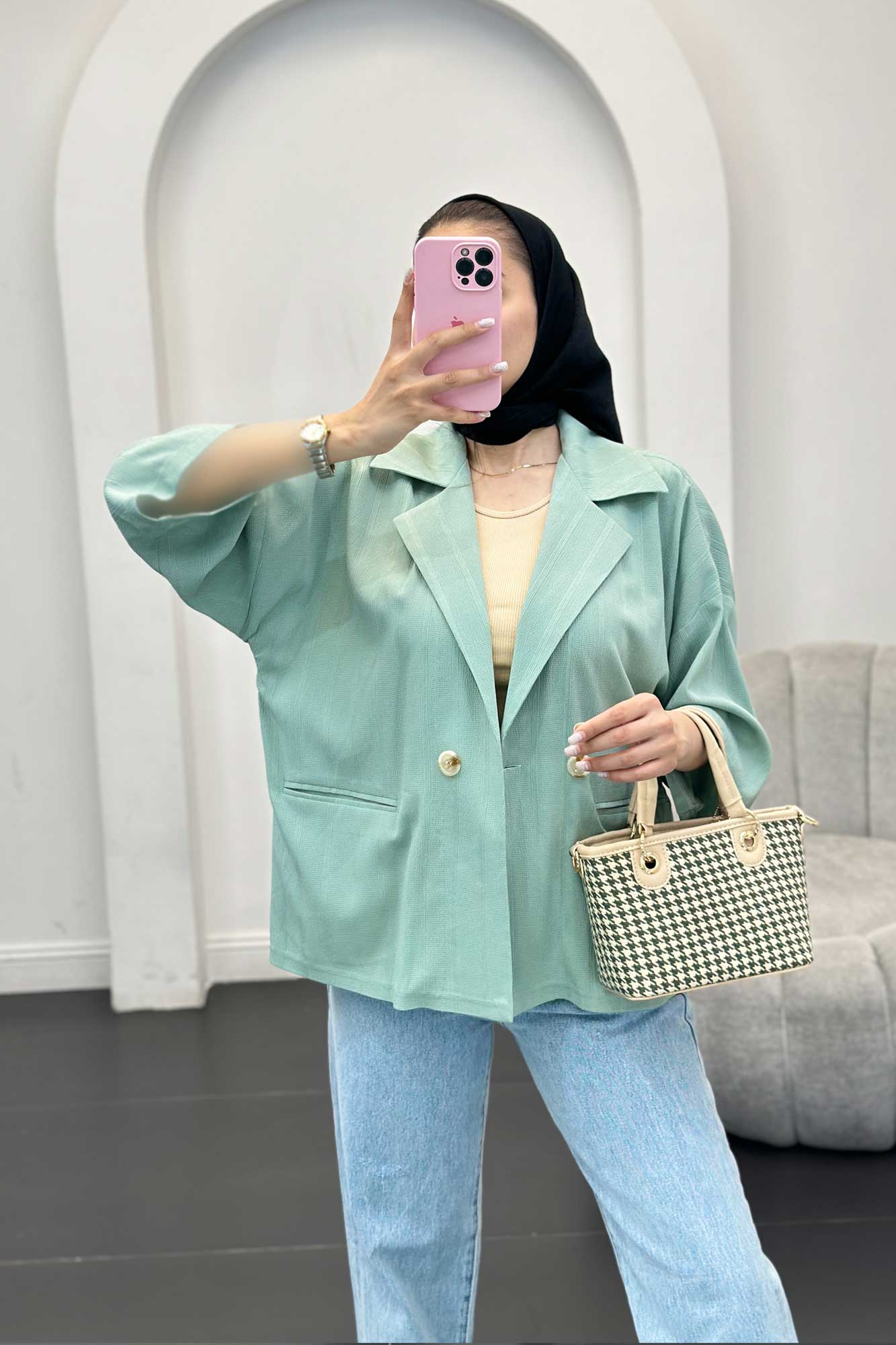 کت تک جگوار آستین سه رب نارون