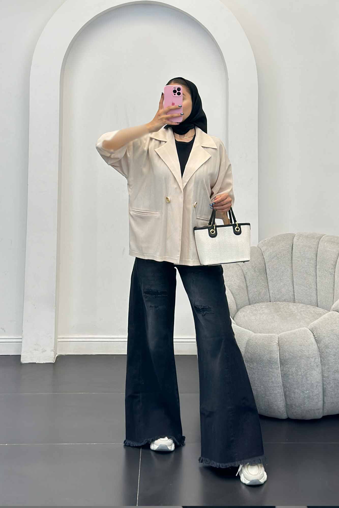 کت تک جگوار آستین سه رب نارون