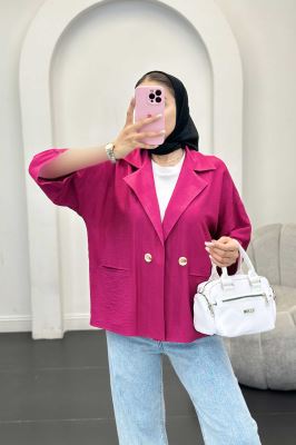 مانتو بابوس دو جیب آستین سه رب