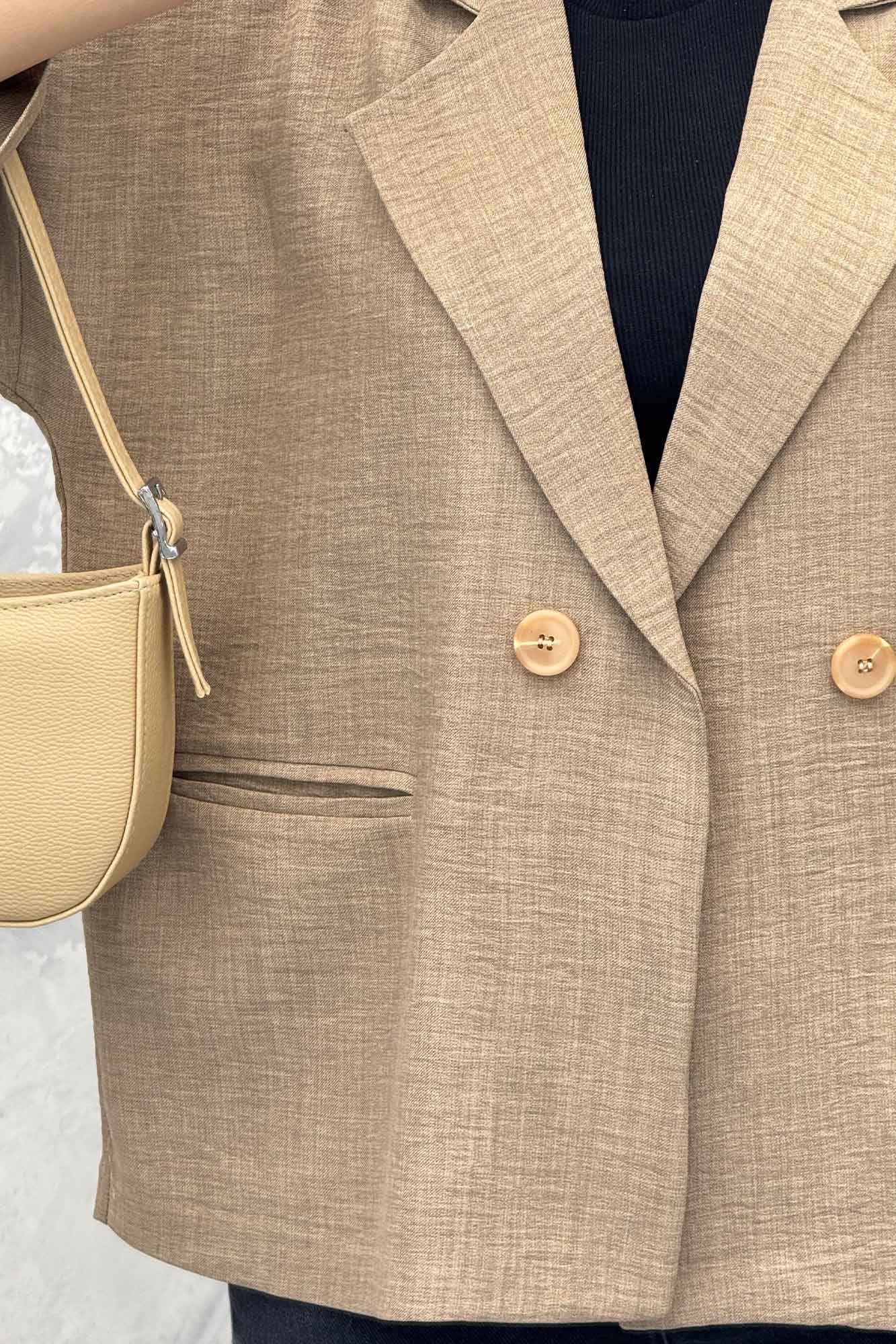 مانتو کتی آستین سه رب یقه انگلیسی شانتونR