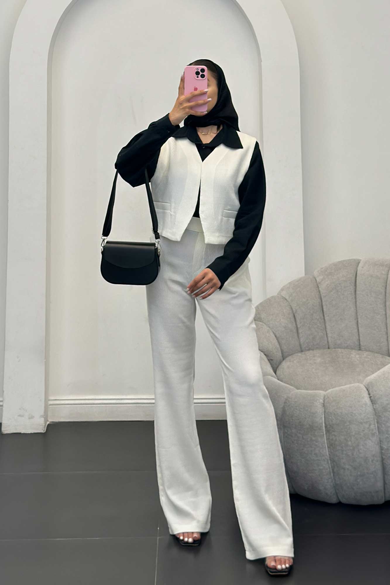 ست جلیقه شلوار السا