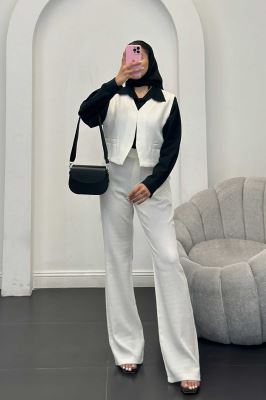 ست جلیقه شلوار السا