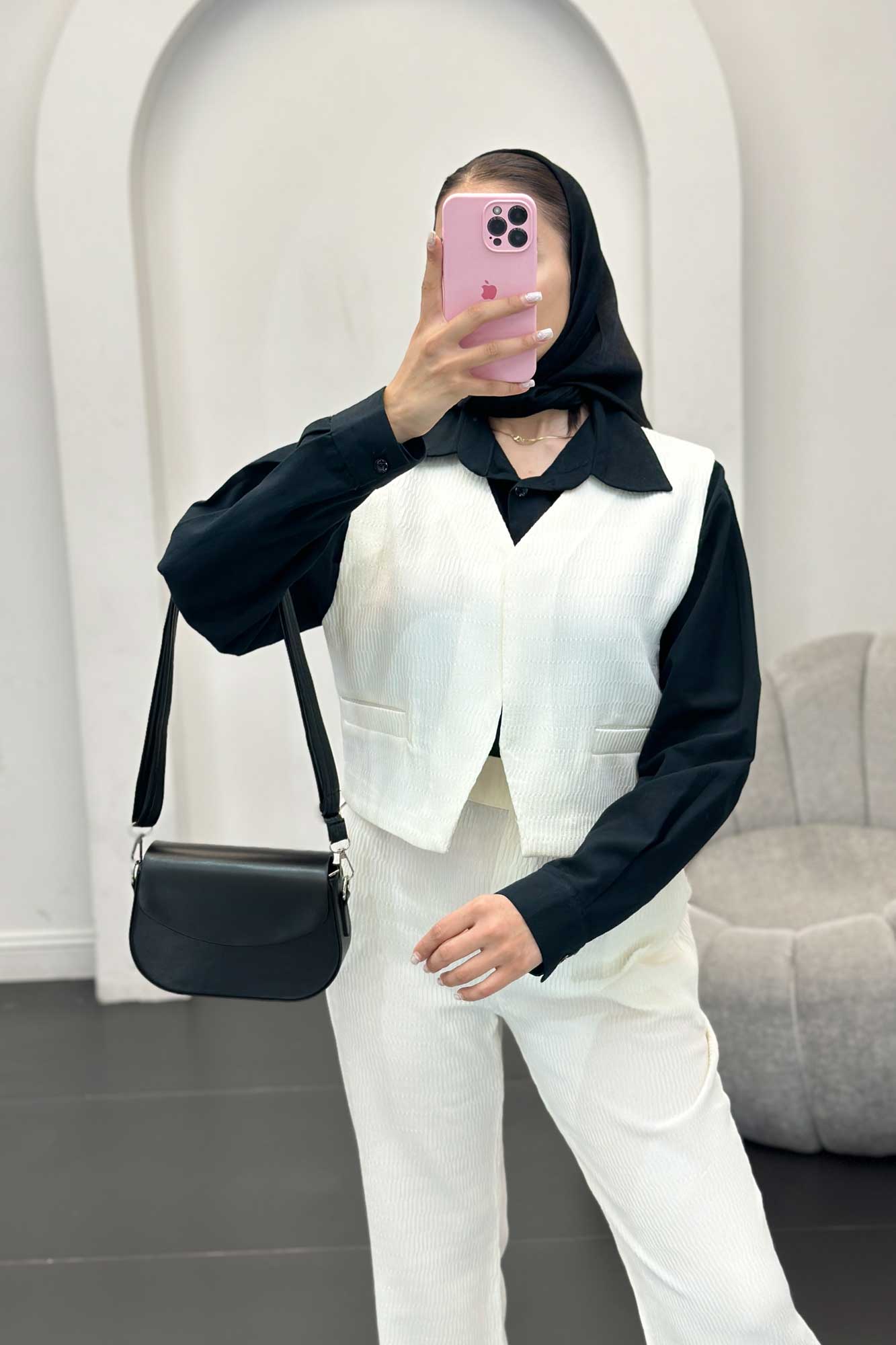 ست جلیقه شلوار السا