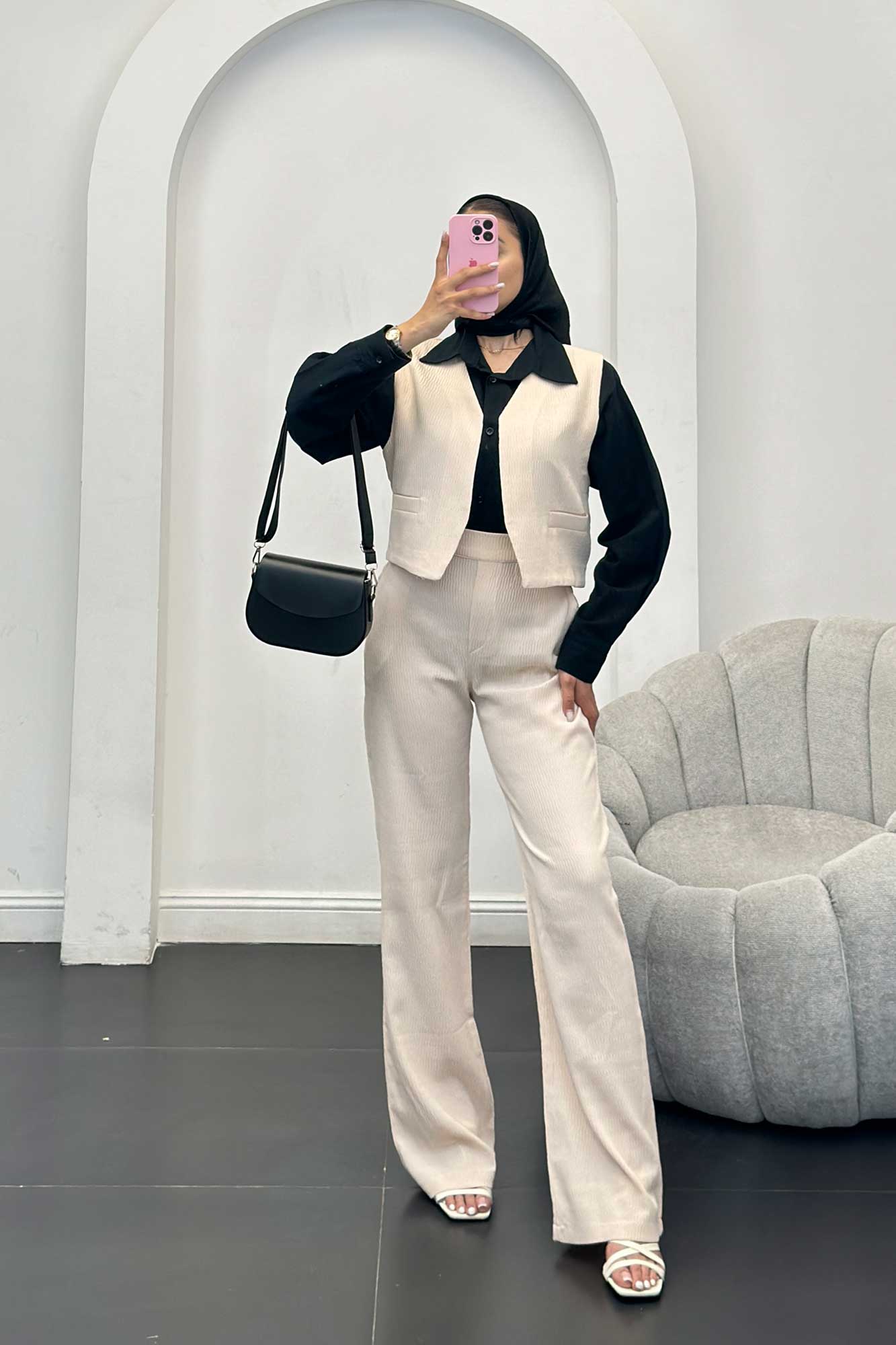 ست جلیقه شلوار السا