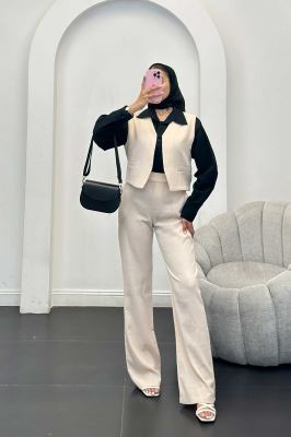 ست جلیقه شلوار السا