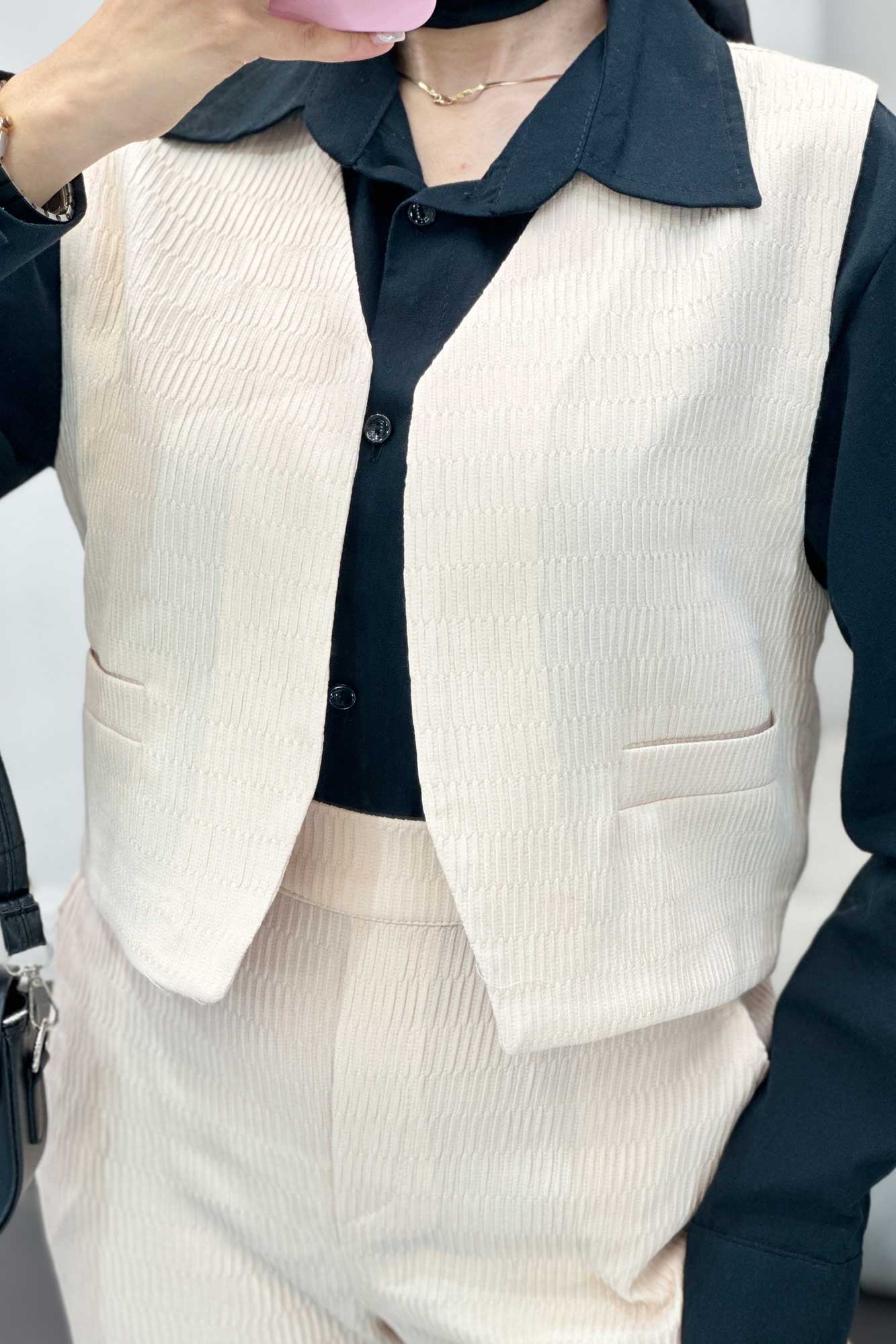 ست جلیقه شلوار السا