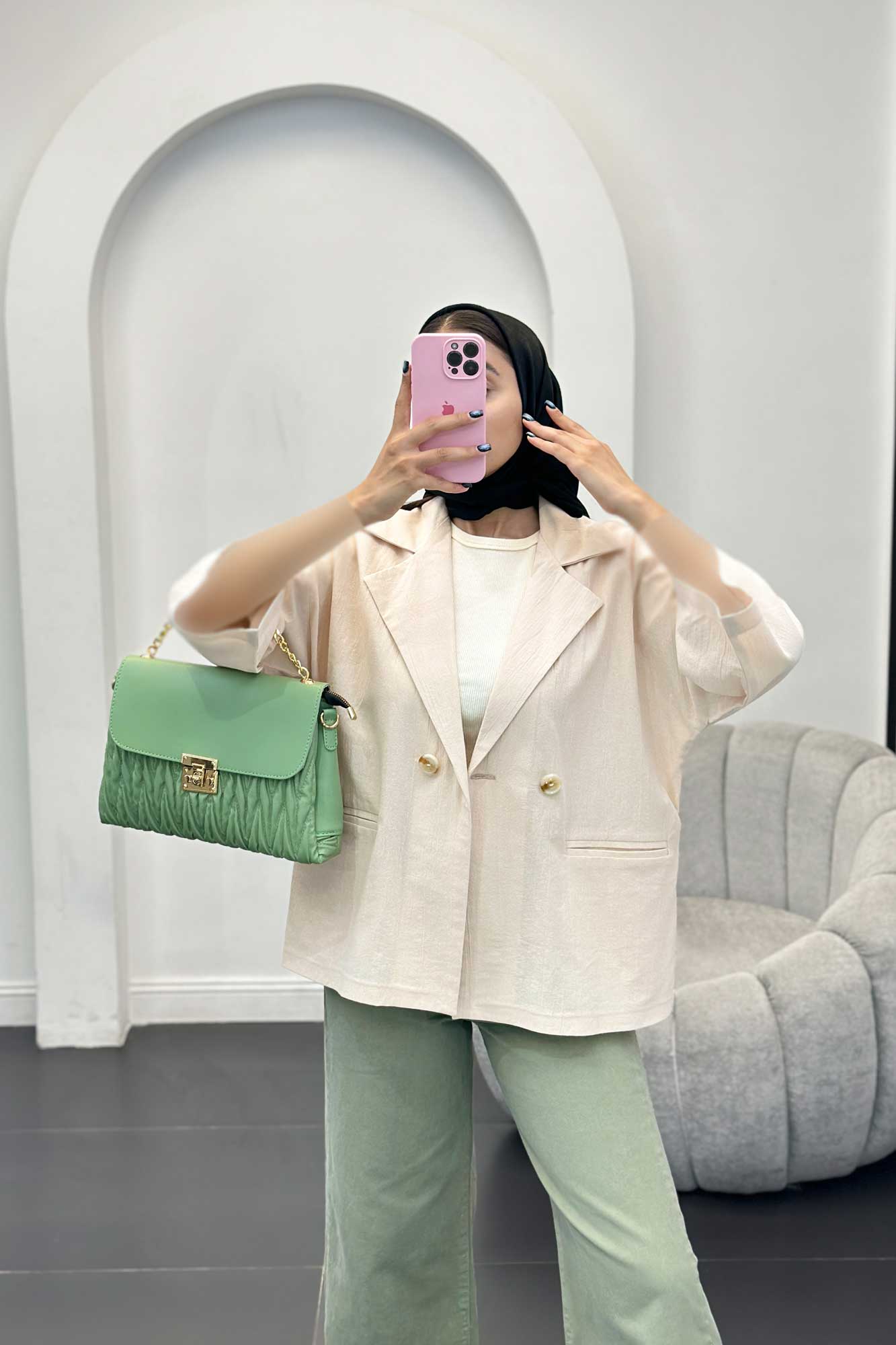 کت تک آستین سه رب