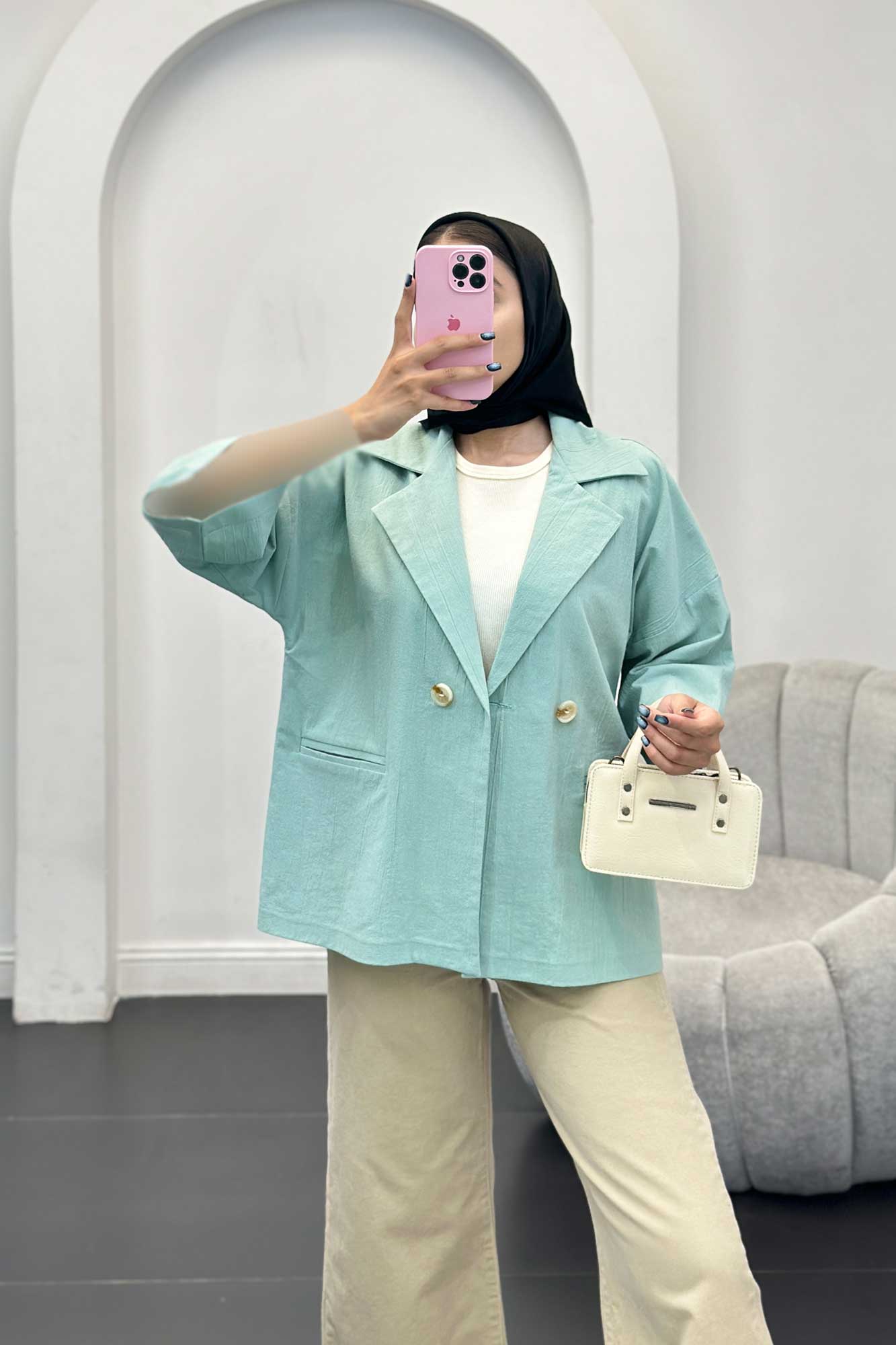 کت تک آستین سه رب