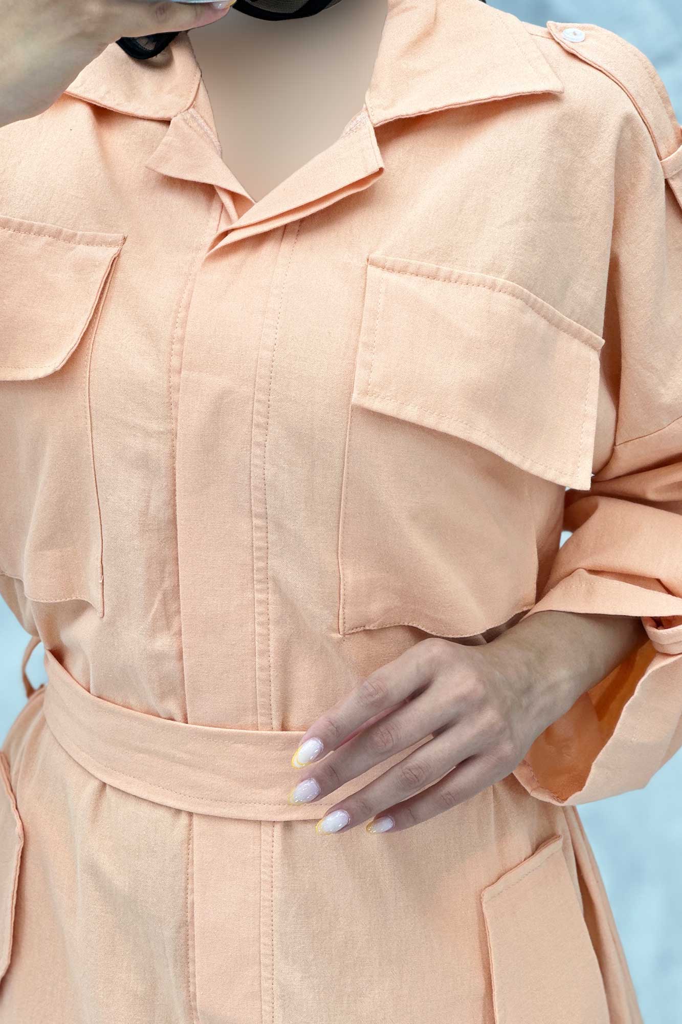 مانتو کفتان چهار جیب ریو