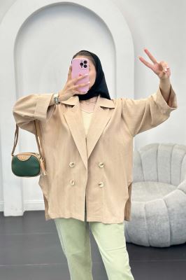 مانتو بغل چاک دار جگوار ژانیتا