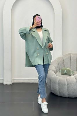 مانتو بغل چاک دار جگوار ژانیتا