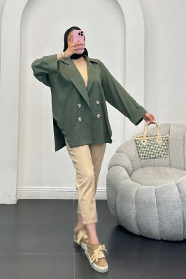 مانتو بغل چاک دار جگوار ژانیتا