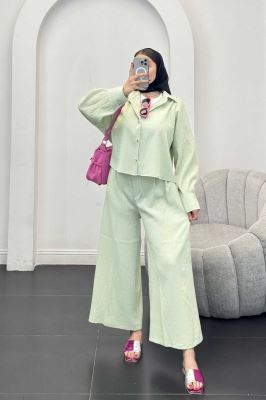 ست شومیز و شلوار السا آستین کیمونو همتا