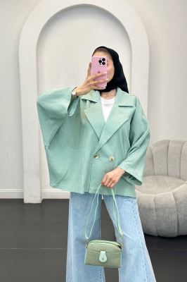 مانتو السا آستین خفاشی مشکات