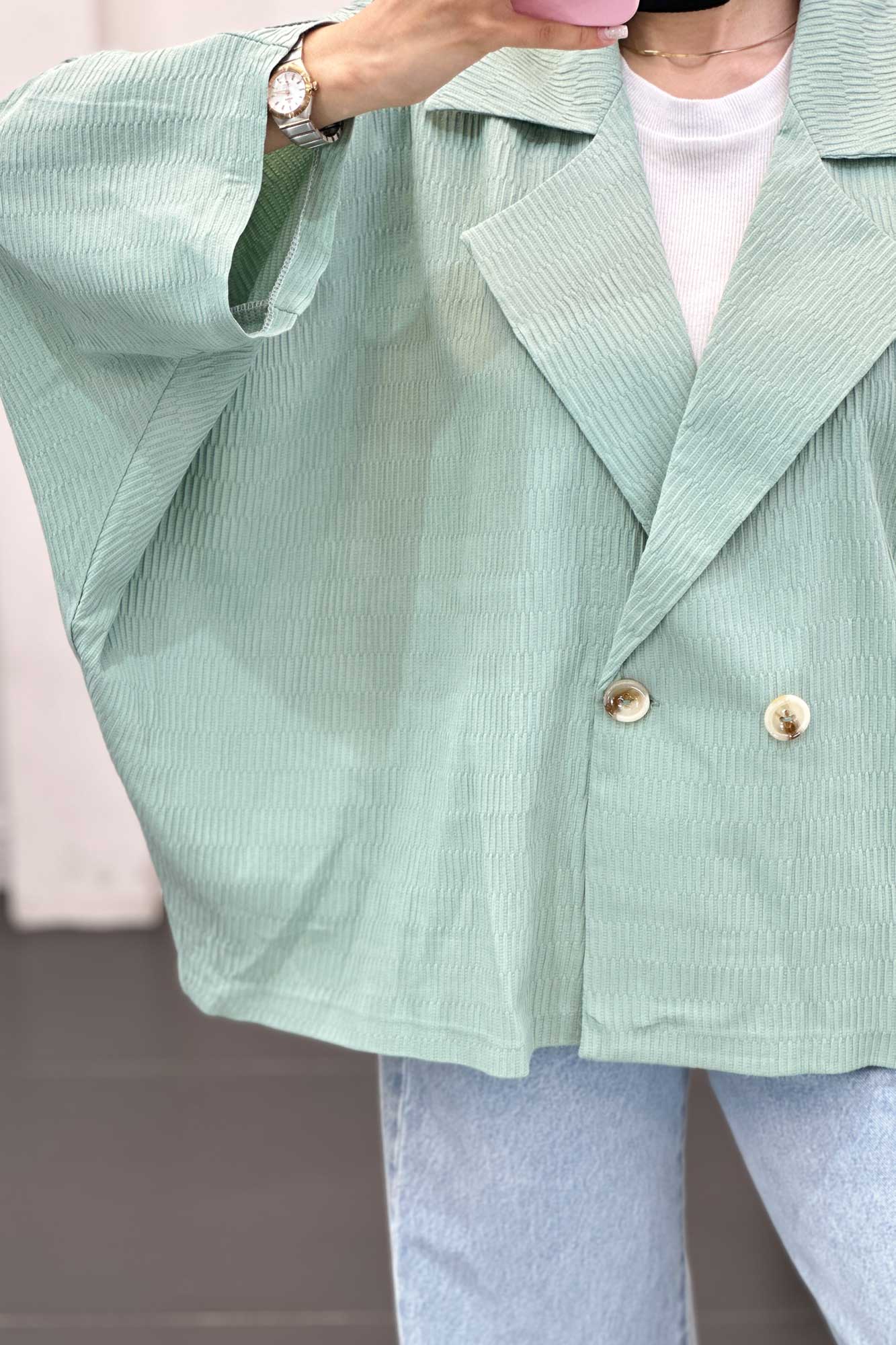 مانتو السا آستین خفاشی مشکات