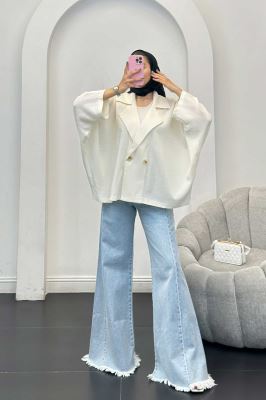 مانتو السا آستین خفاشی مشکات