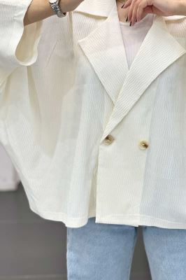 مانتو السا آستین خفاشی مشکات