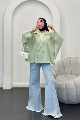 مانتو السا آستین خفاشی مشکات