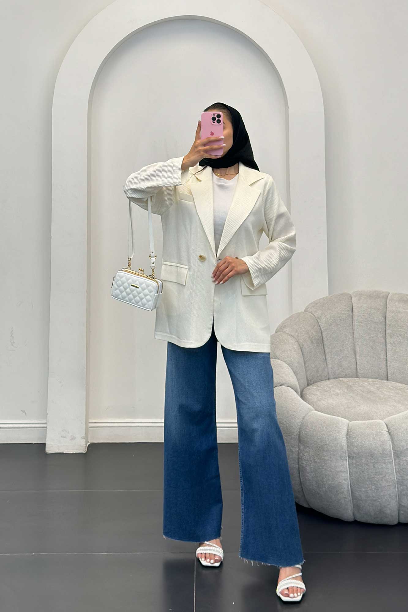 مانتو دو جیب پاکتی نیلسا