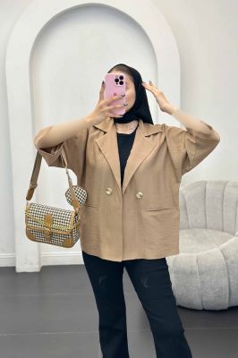 مانتو بابوس دو جیب آستین سه رب