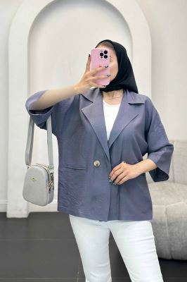 مانتو بابوس دو جیب آستین سه رب