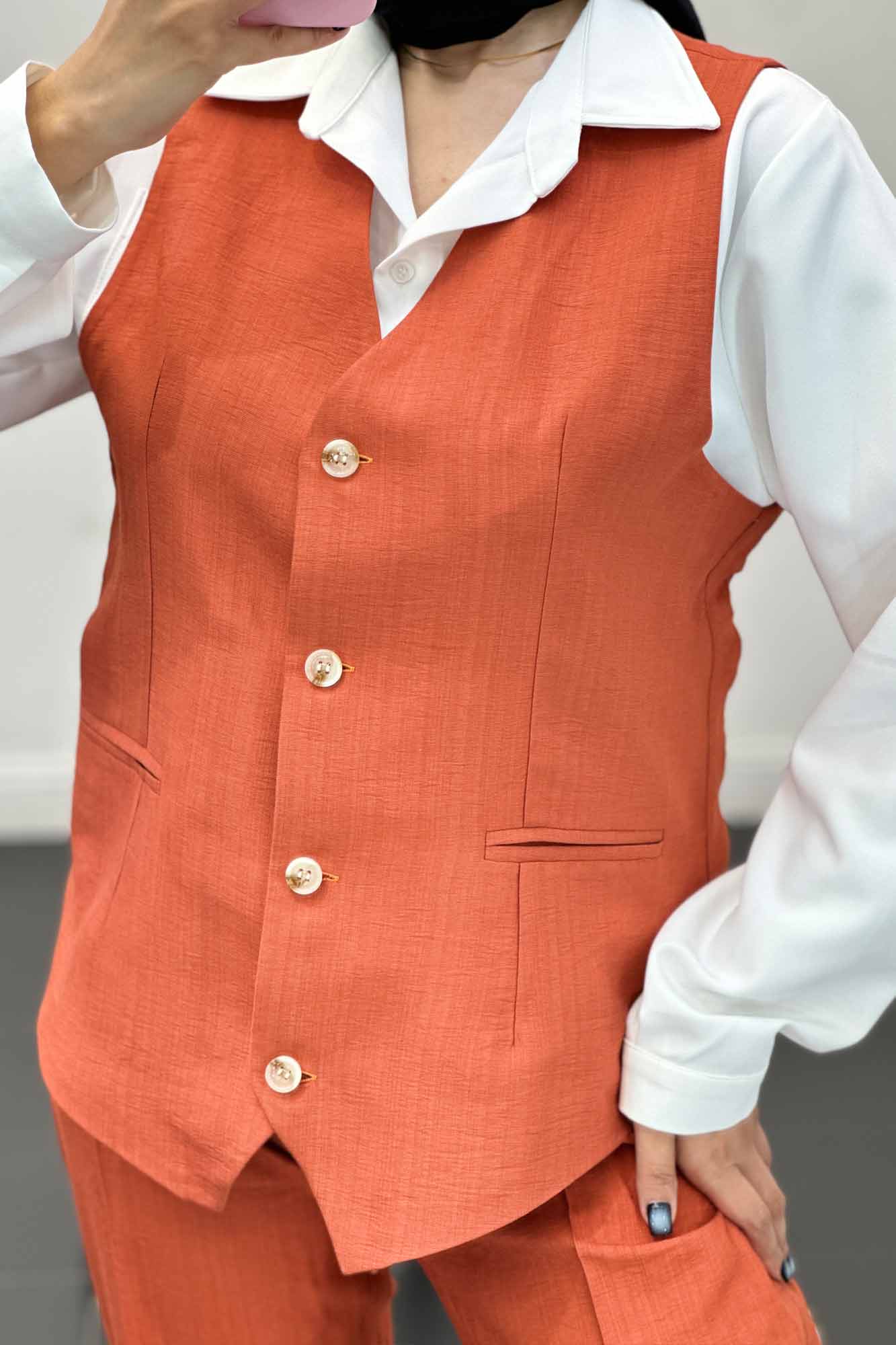 ست جلیقه شلوار بابوس ژینا