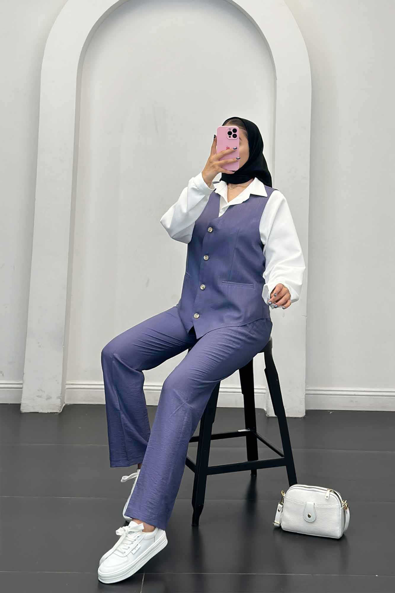 ست جلیقه شلوار بابوس ژینا