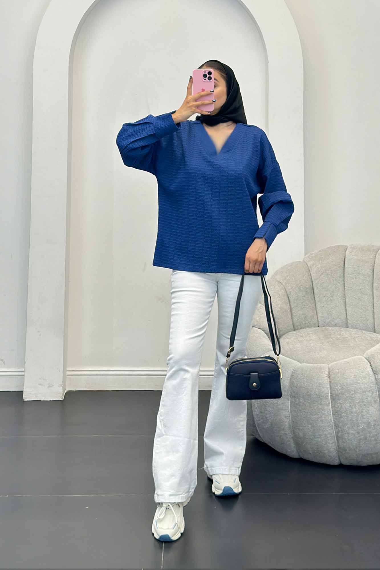 بلور یقه هفت نوا آستین پیله