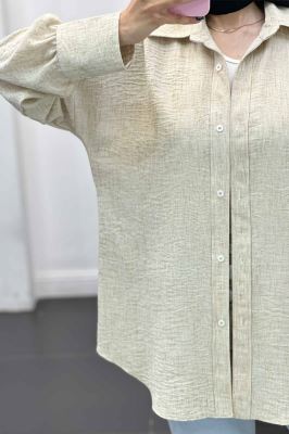 شومیز شانتون برفکی تک جیب