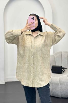 شومیز شانتون برفکی تک جیب