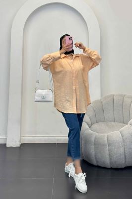 شومیز شانتون برفکی تک جیب