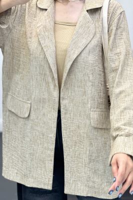 مانتو شانتون برفکی یقه ب ب