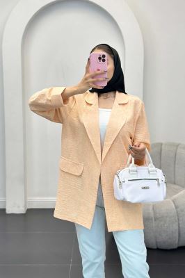 مانتو شانتون برفکی یقه ب ب