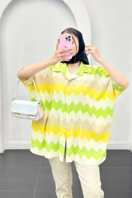 شومیز کراش جناقی آستین سه رب