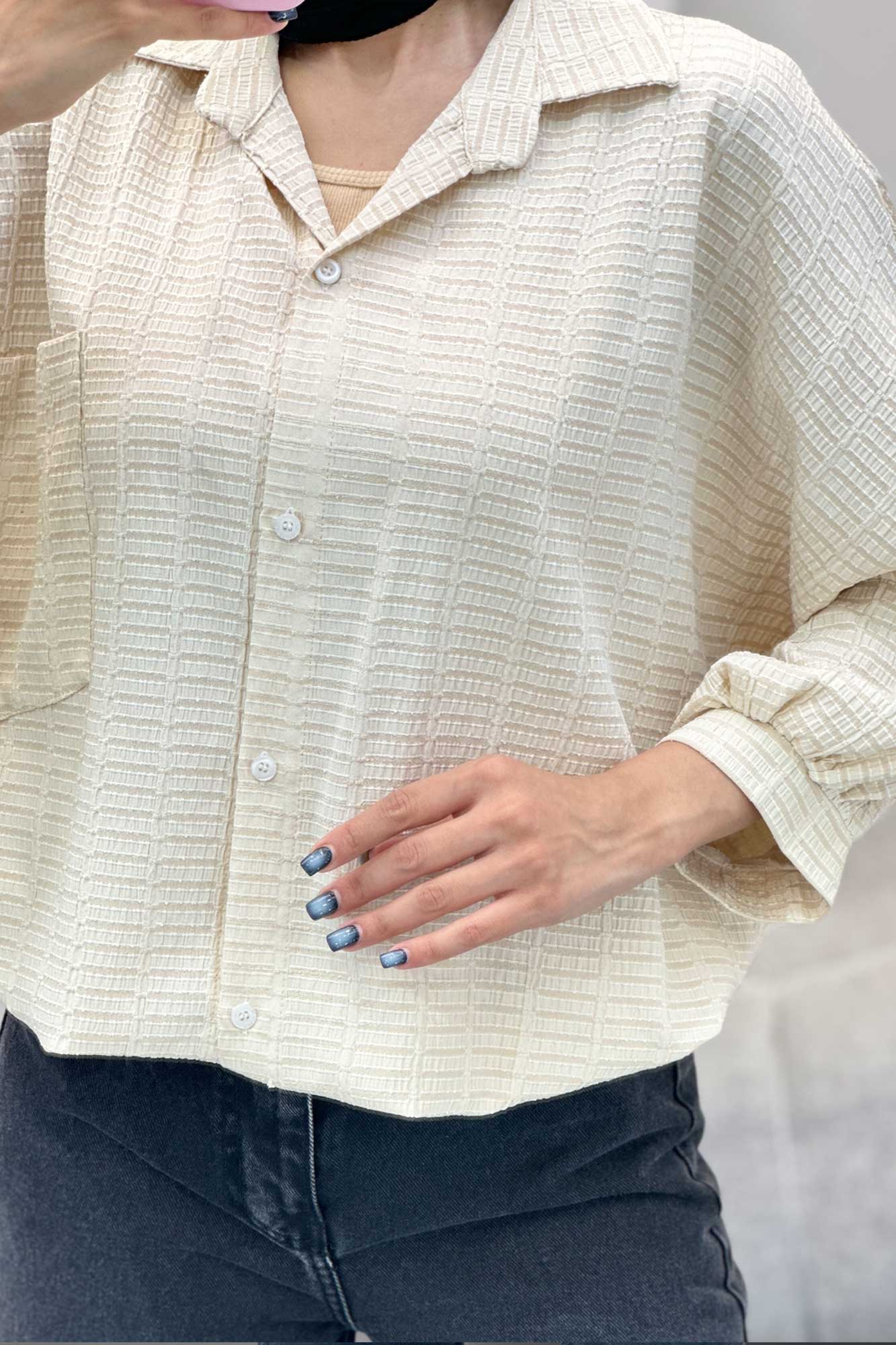 شومیز نوا پشت پیله منگوله دار