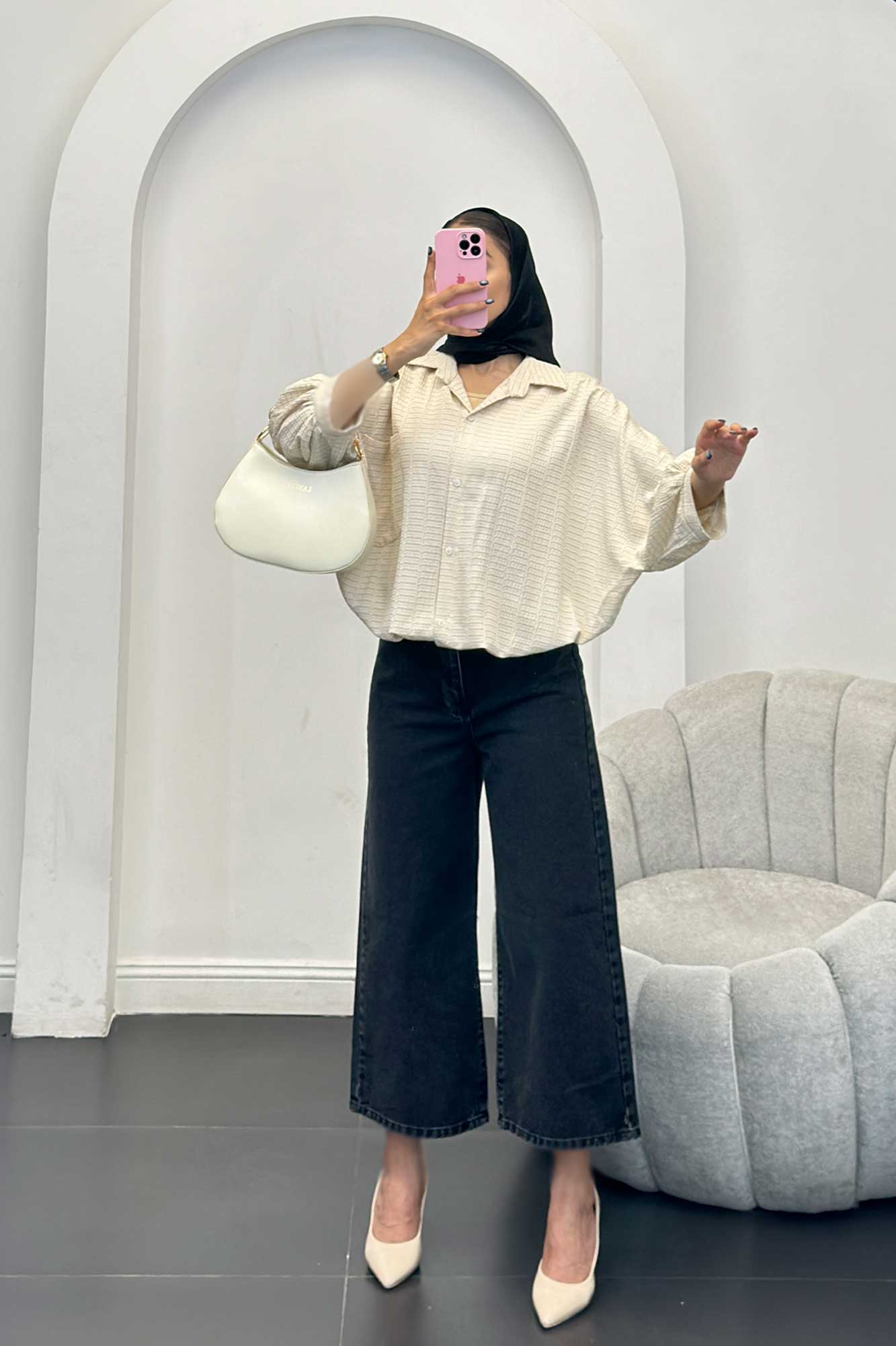 شومیز نوا پشت پیله منگوله دار