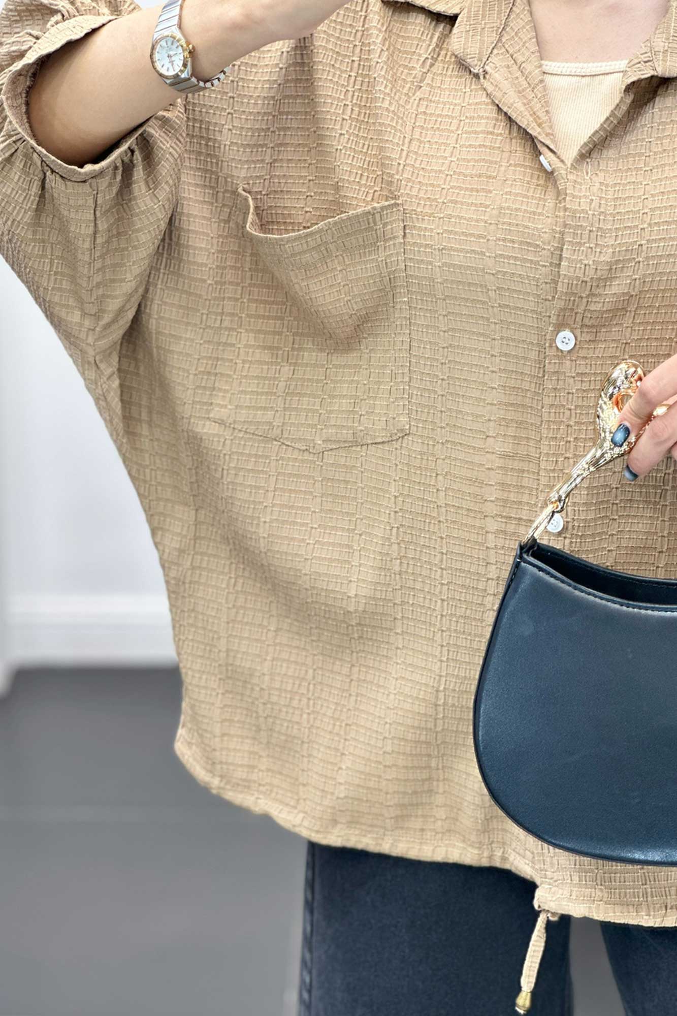 شومیز نوا پشت پیله منگوله دار