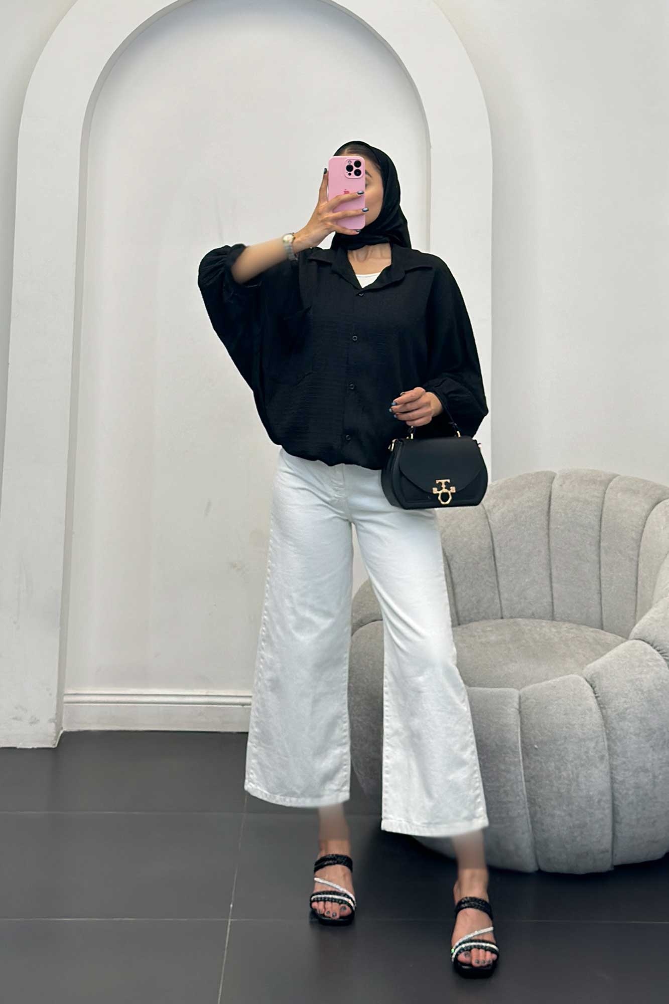 شومیز نوا پشت پیله منگوله دار