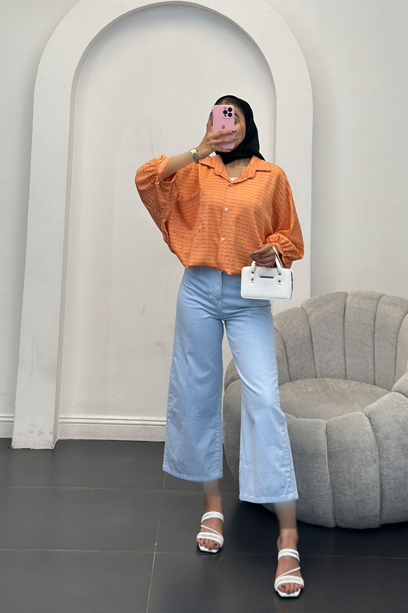 شومیز نوا پشت پیله منگوله دار