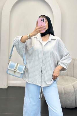 شومیز نوا پشت پیله منگوله دار