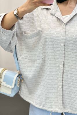 شومیز نوا پشت پیله منگوله دار