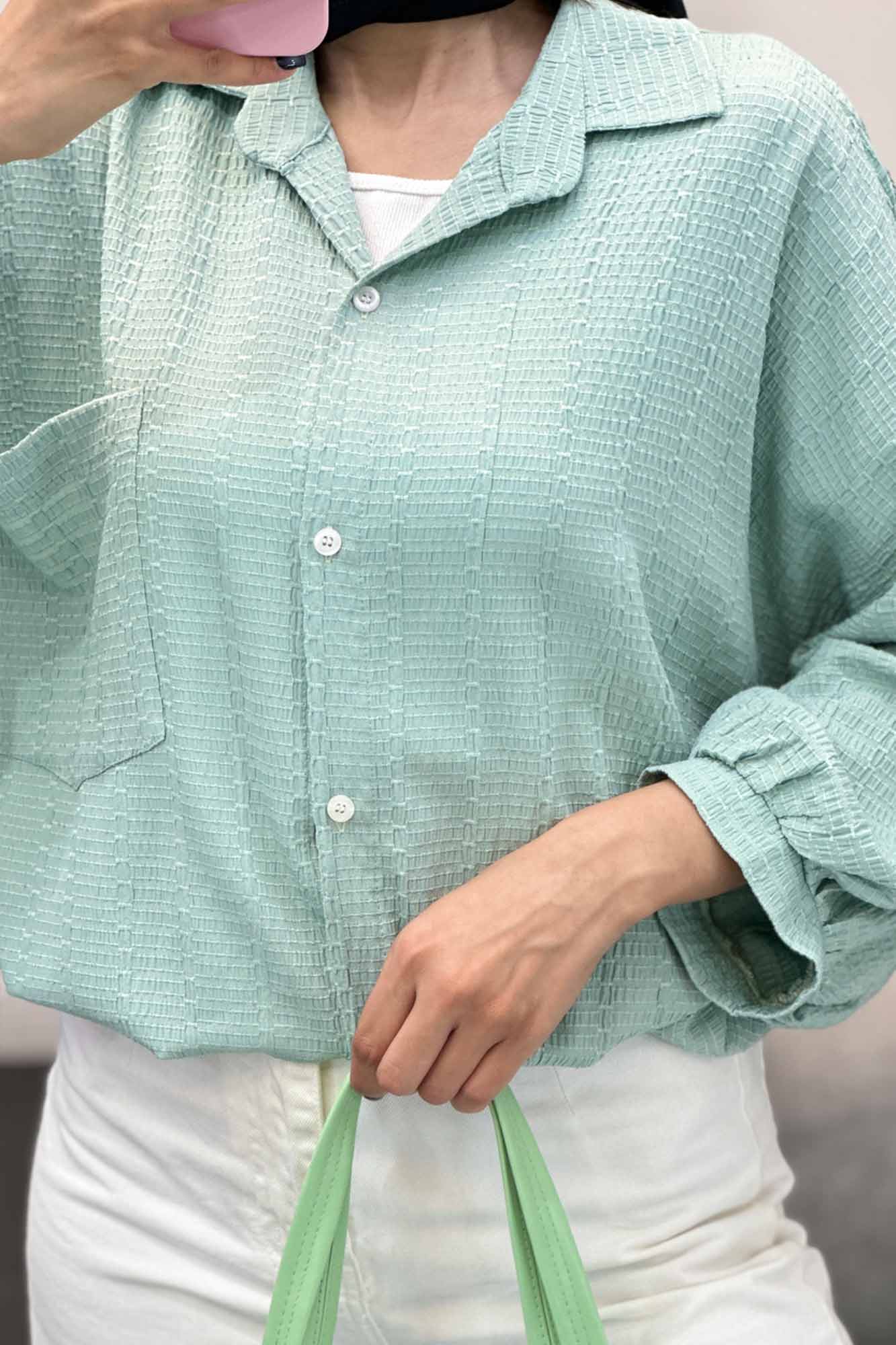 شومیز نوا پشت پیله منگوله دار