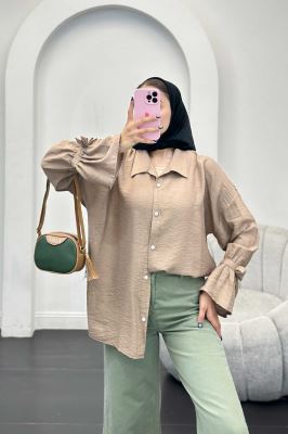 شومیز کرسپو آستین عروسکی