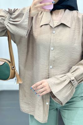 شومیز کرسپو آستین عروسکی