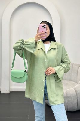 شومیز کرسپو آستین عروسکی