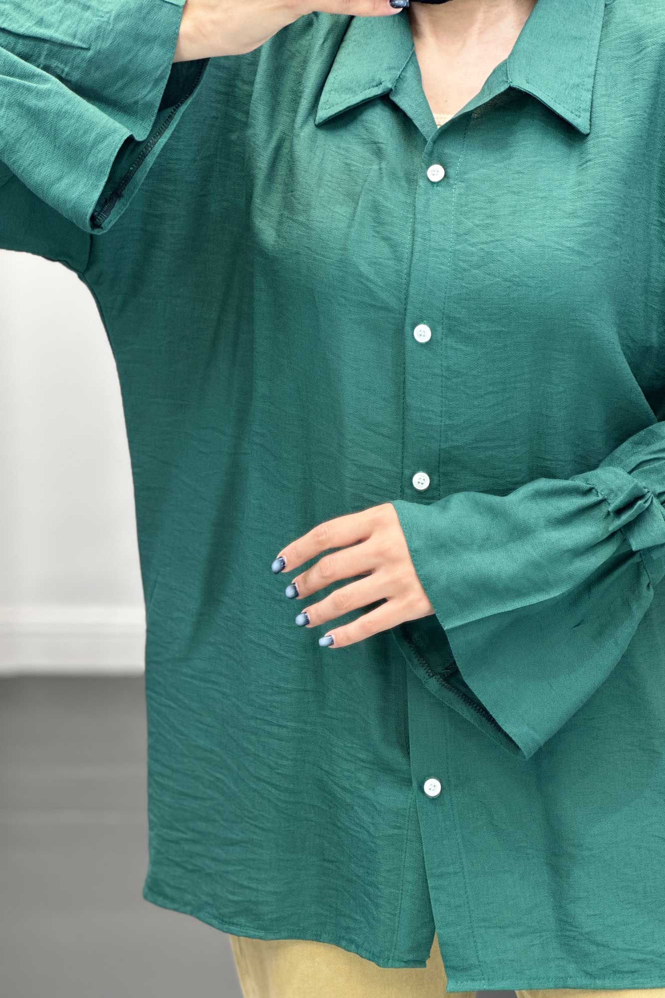 شومیز کرسپو آستین عروسکی