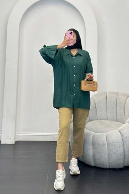 شومیز کرسپو آستین عروسکی