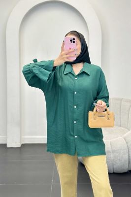 شومیز کرسپو آستین عروسکی